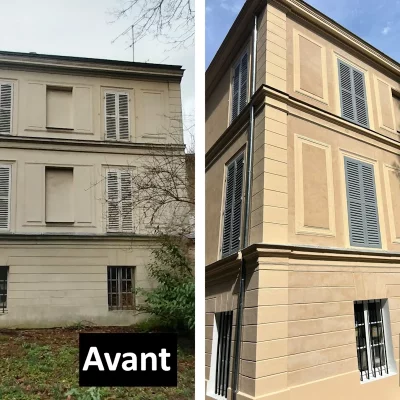 Ravalement façade Bois-Colombes 92